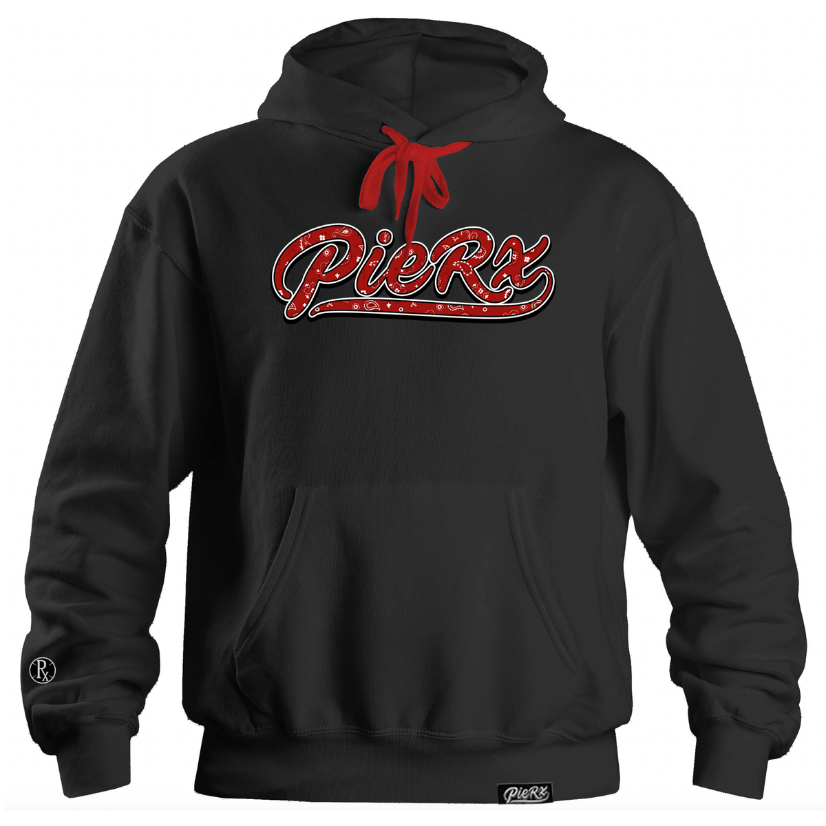 Red 2025 paisley hoodie